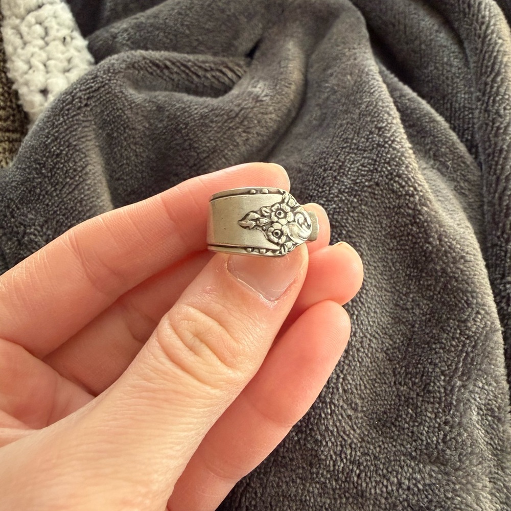 Silver Spoon Ring - Picture 3 of 4